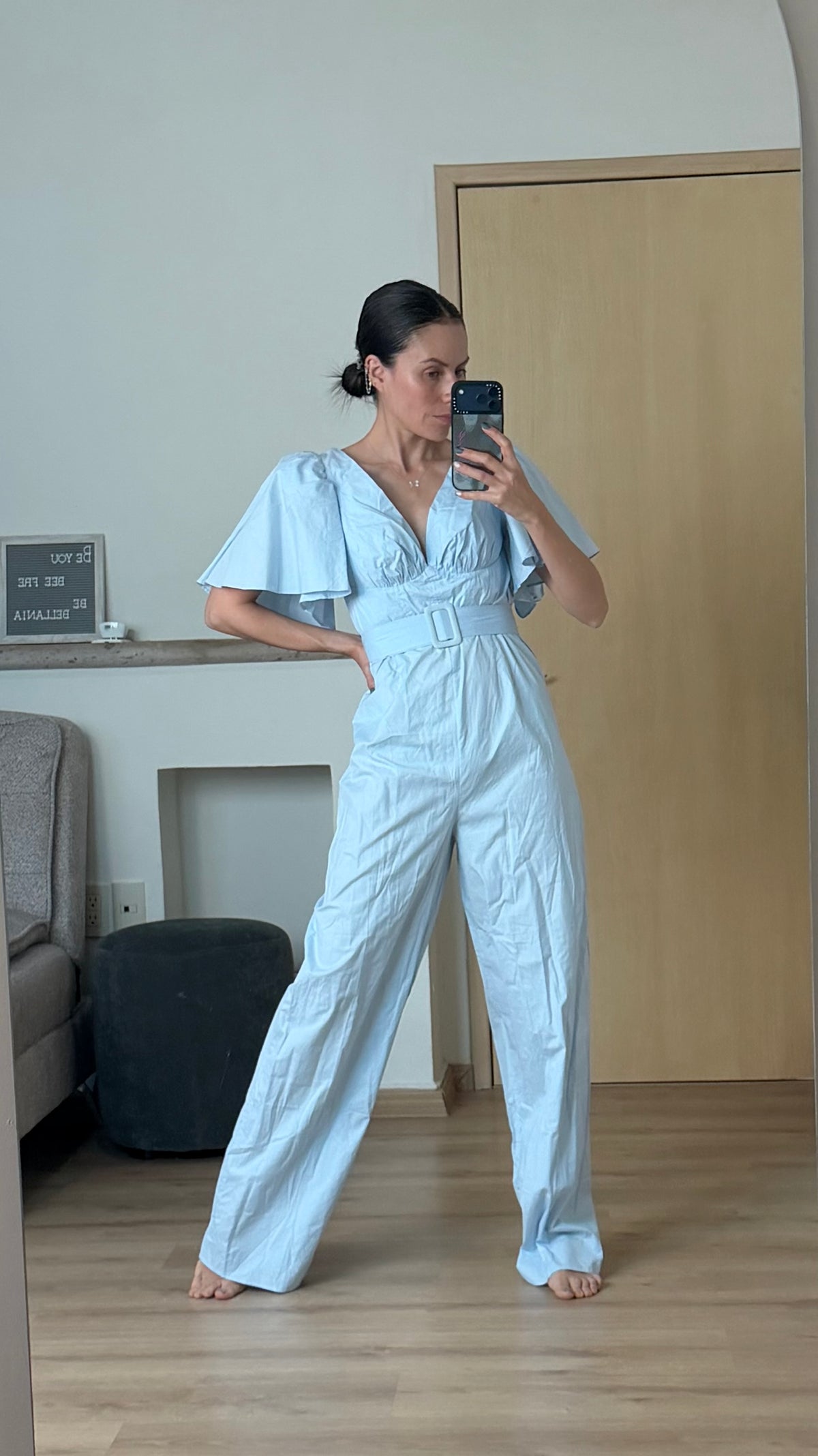 Jumpsuit para mujer ice color azul cielo | Bellania
