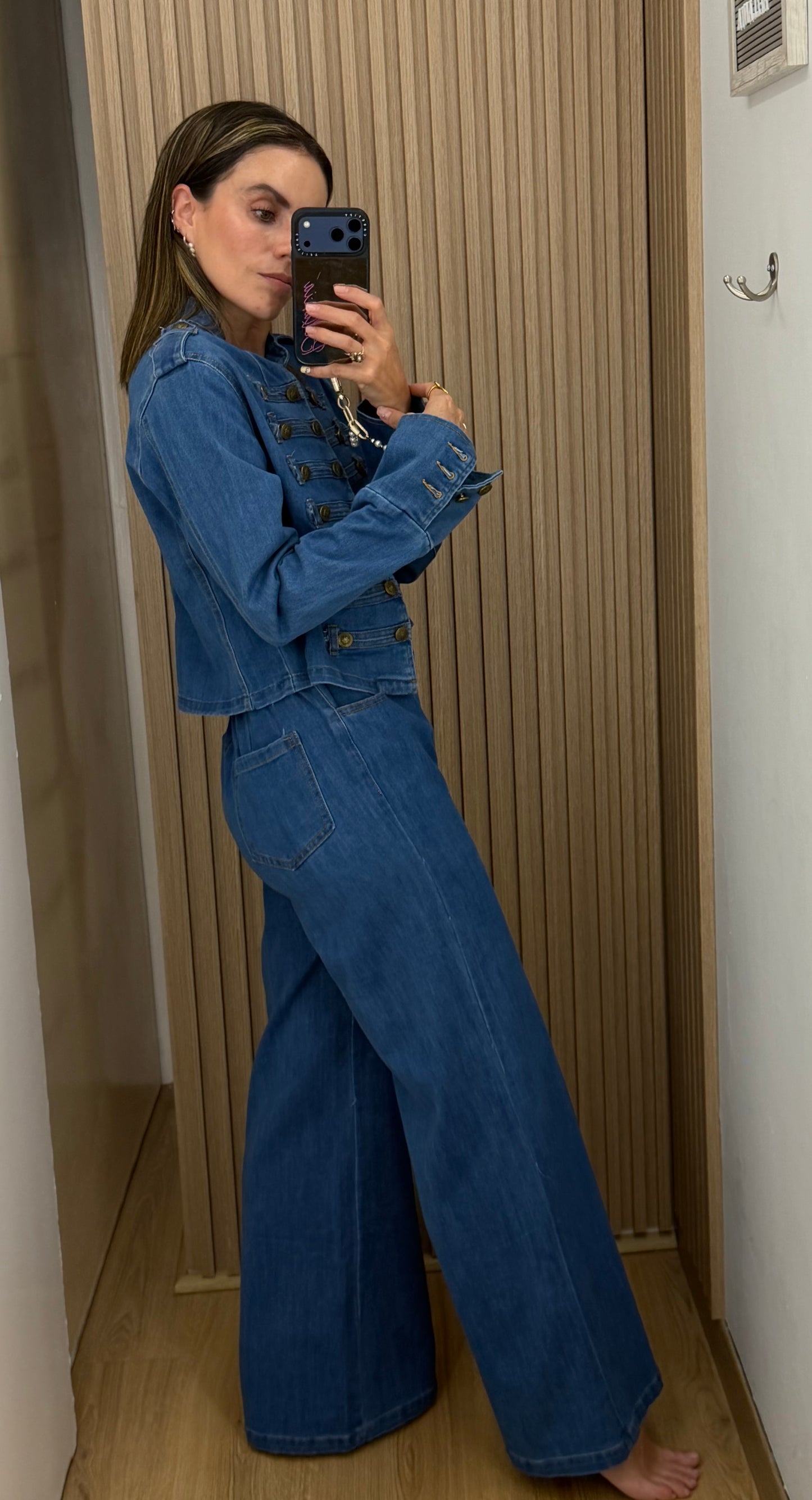 Conjunto con Chamarra Denim para Mujer | Bellania