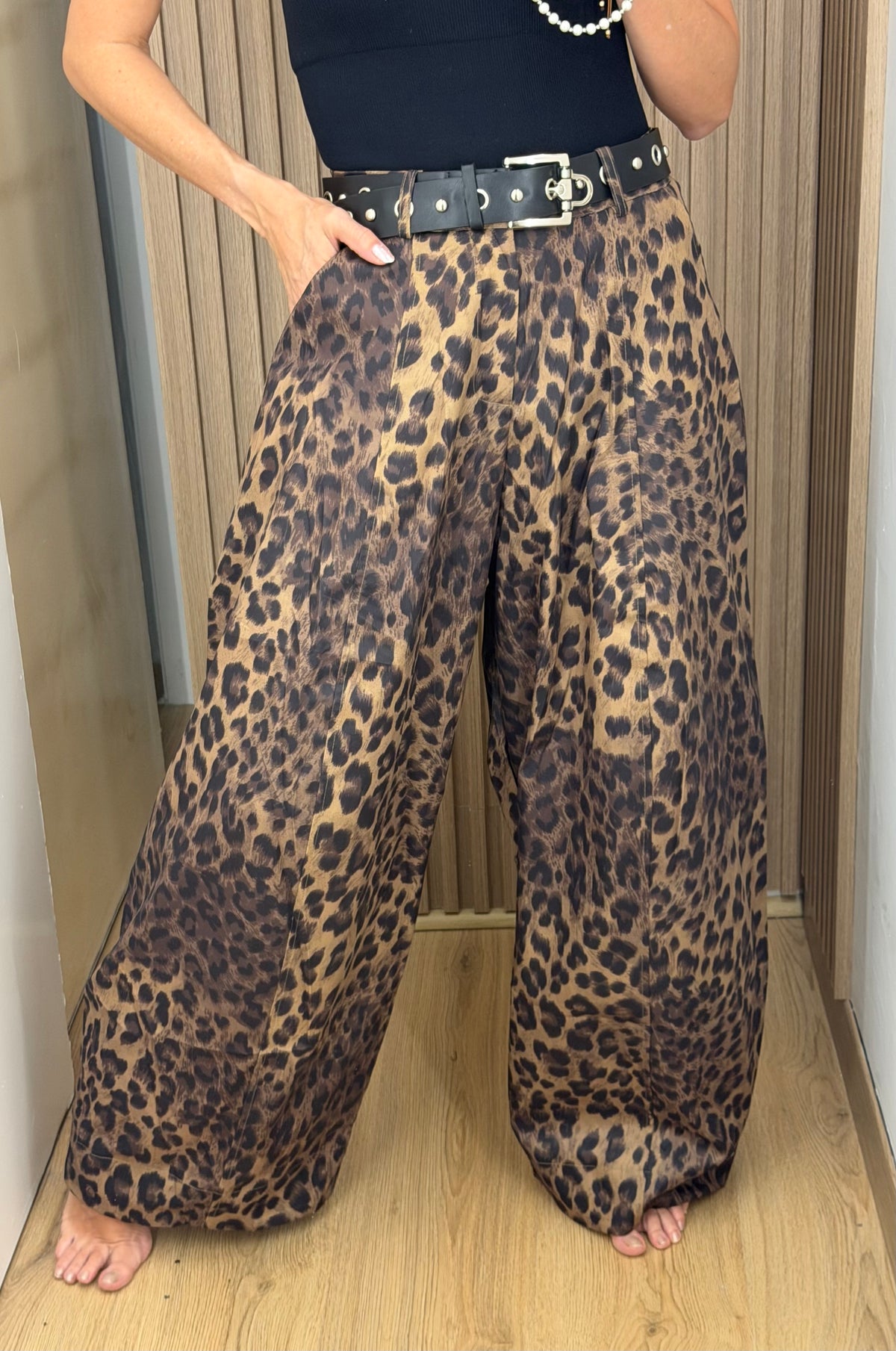 PANTALON ROMA LEOPARD