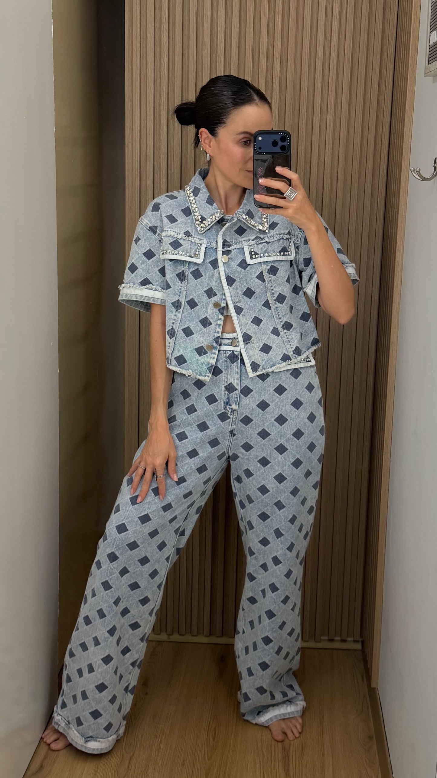 SET DENIM ROMBOS