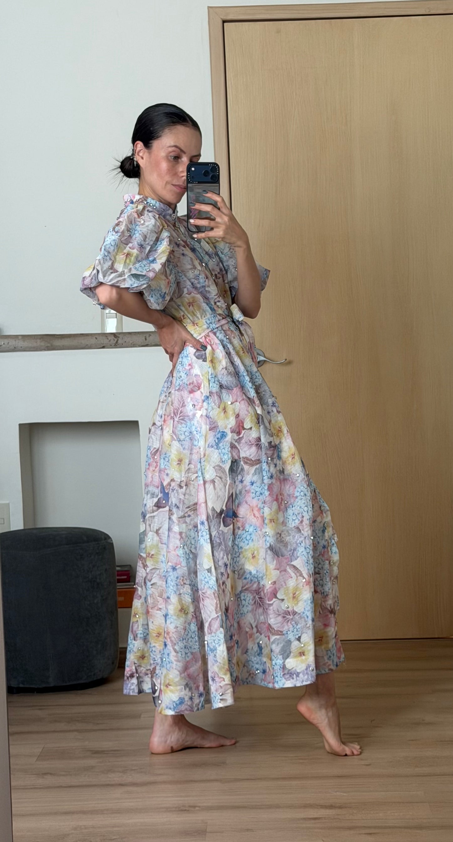 Vestido multi flowers