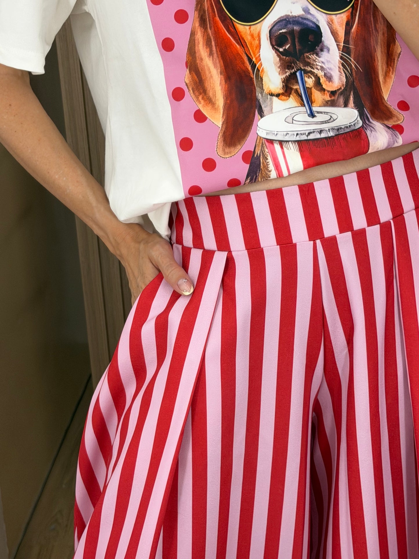 SET STRIPES RED