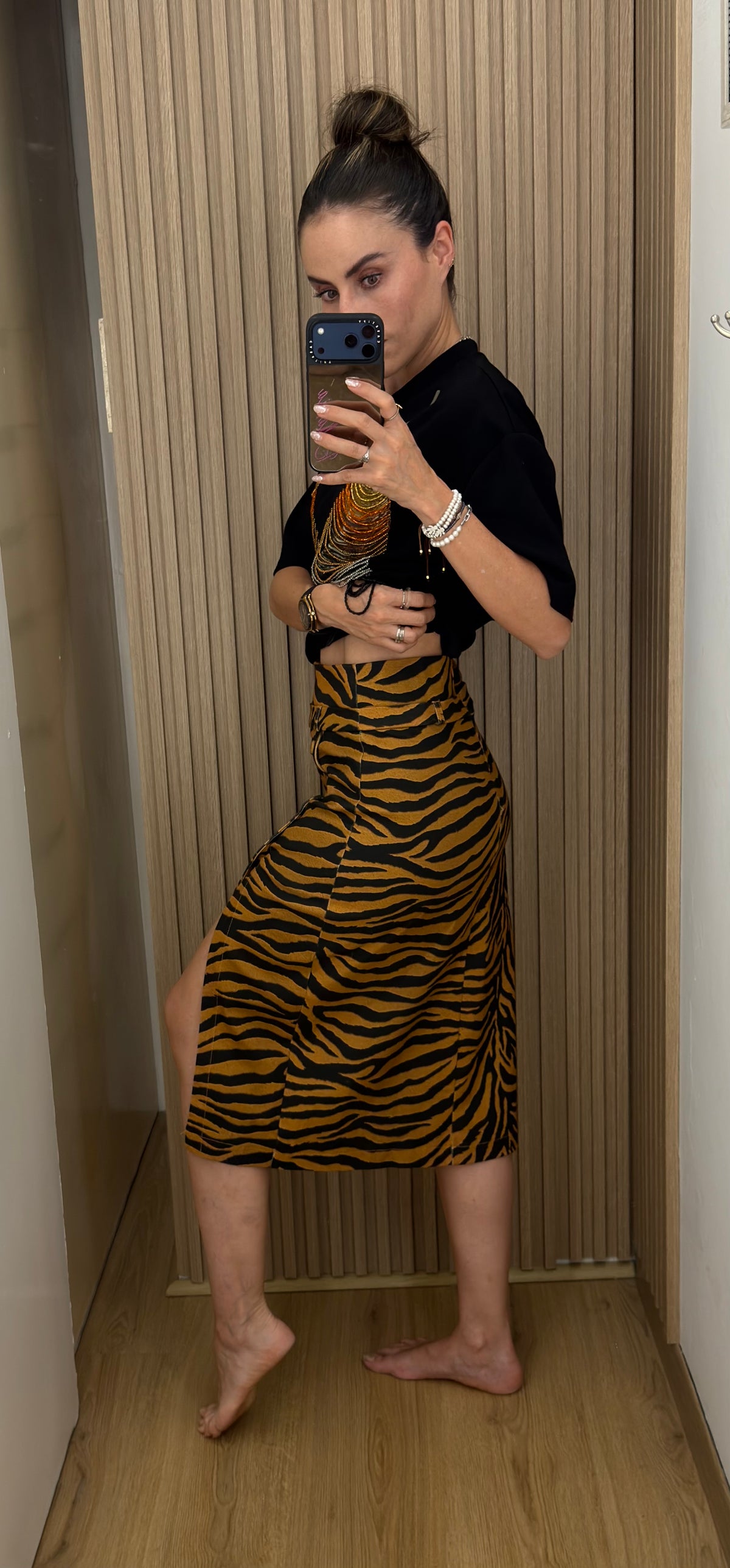 ZEBRA PUMPKIN SKIRT