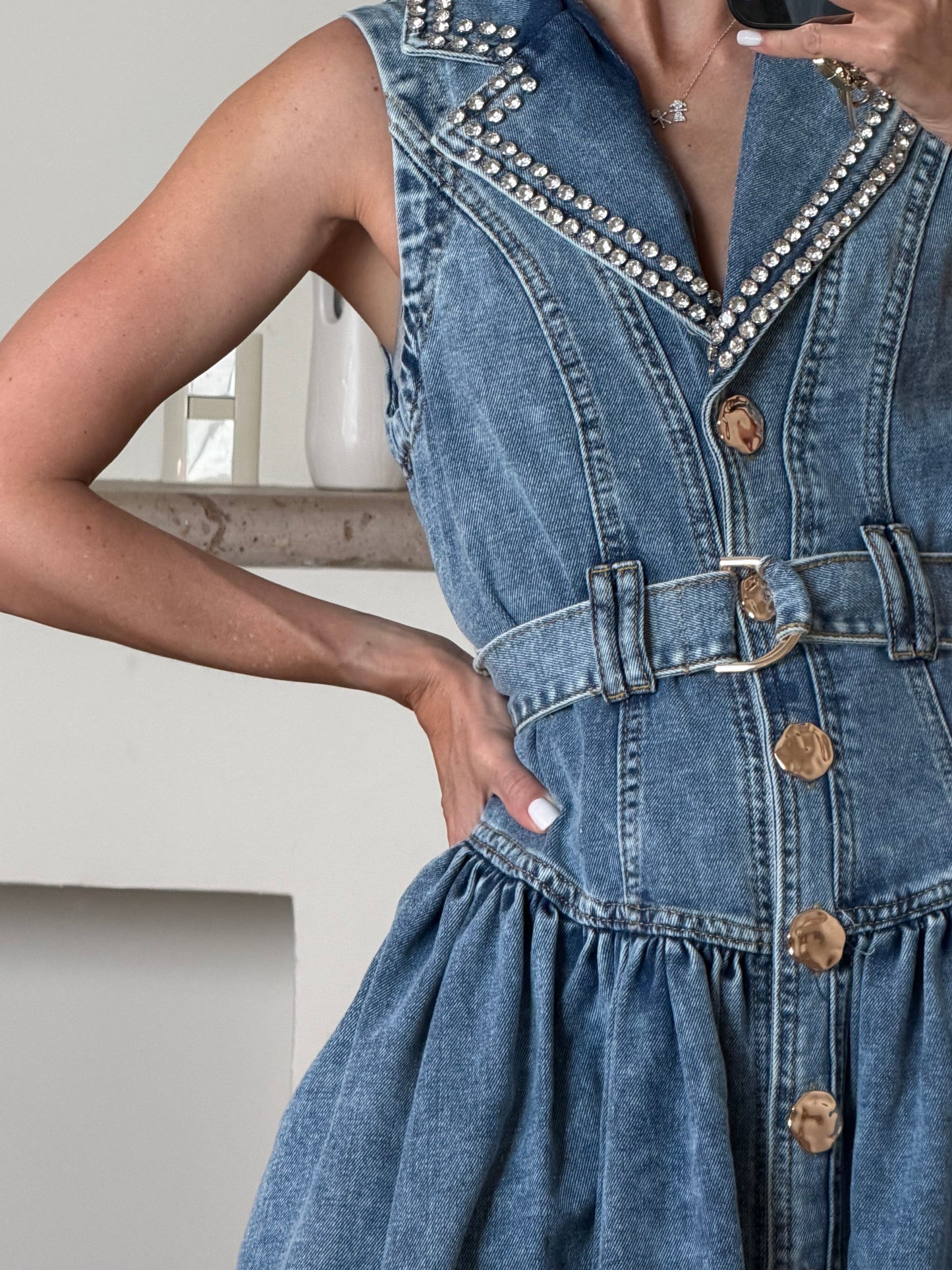 DENIM FANCY DRESS
