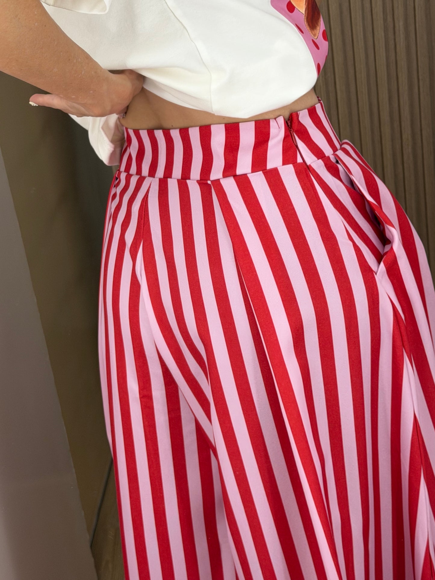 SET STRIPES RED