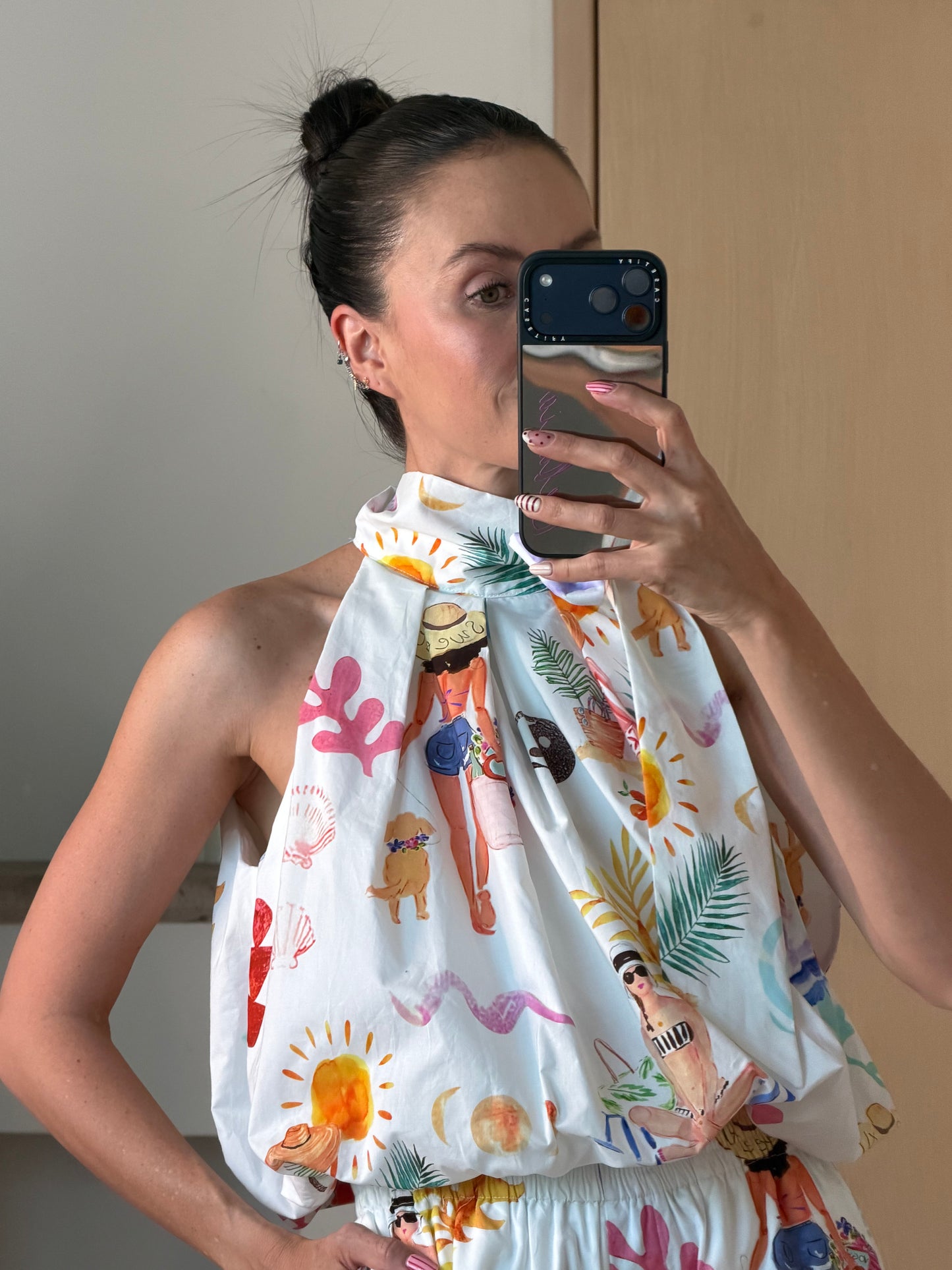 PRINT BEACH SET
