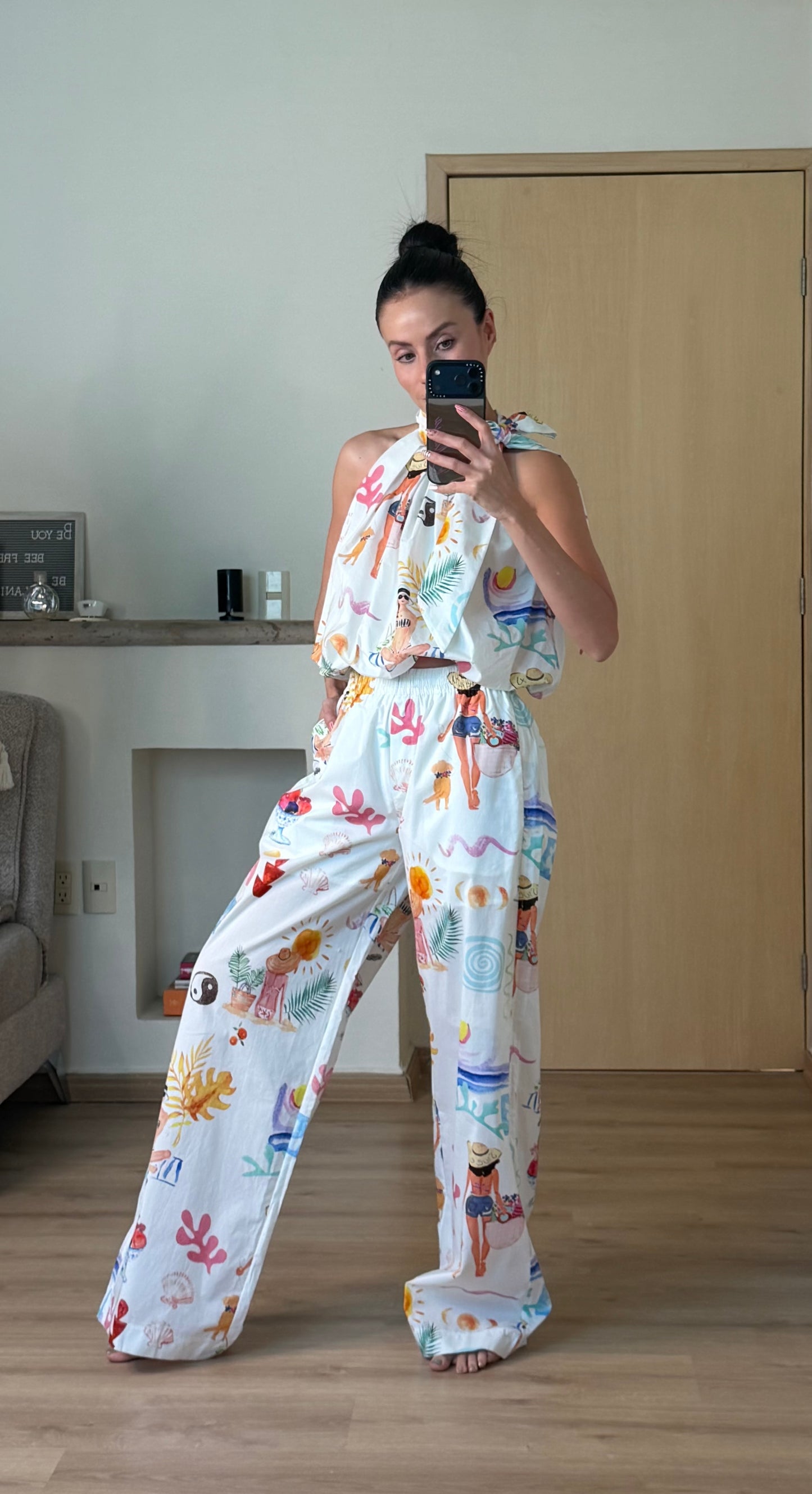 PRINT BEACH SET