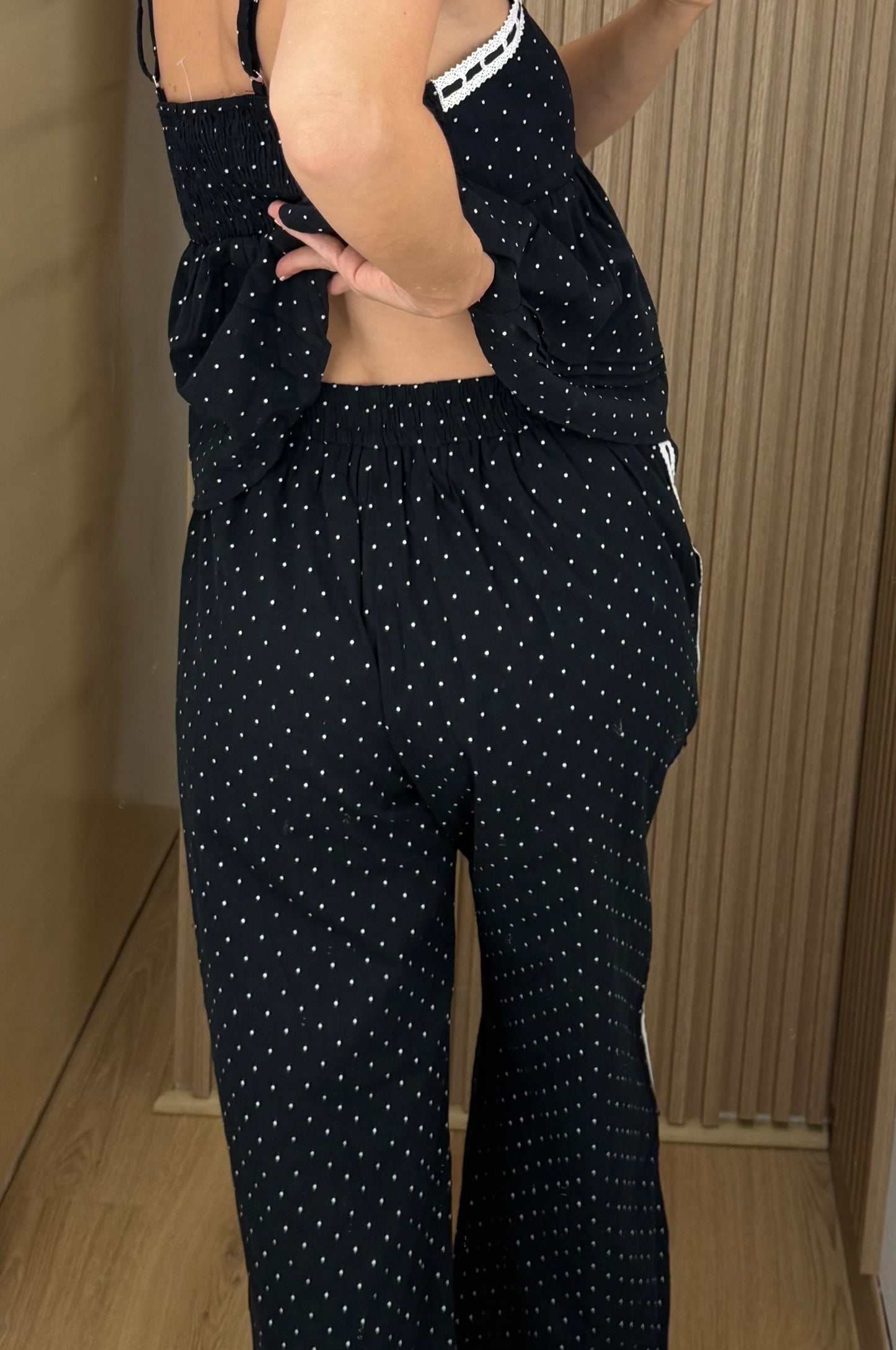 SET POLKA BLACK