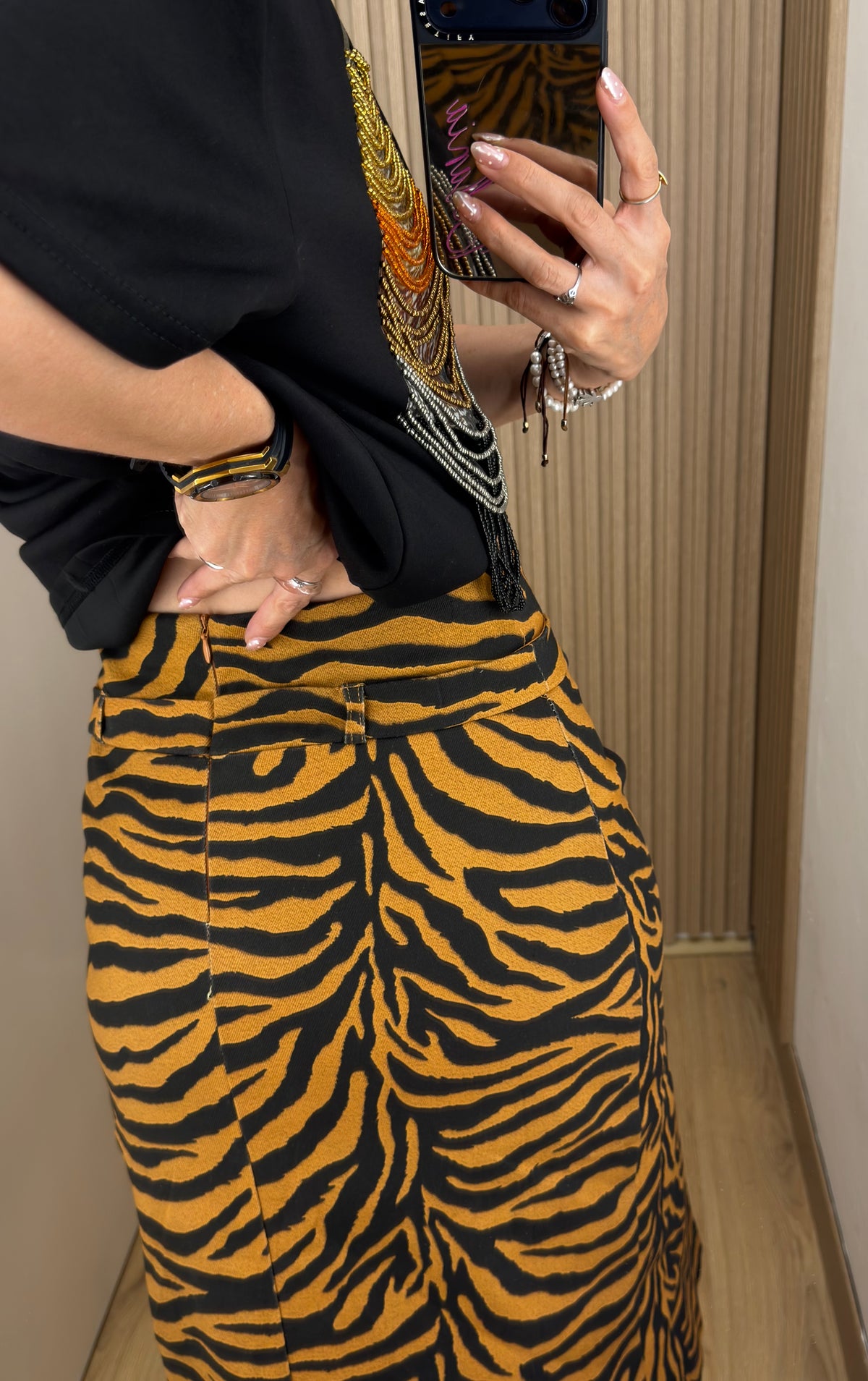 ZEBRA PUMPKIN SKIRT