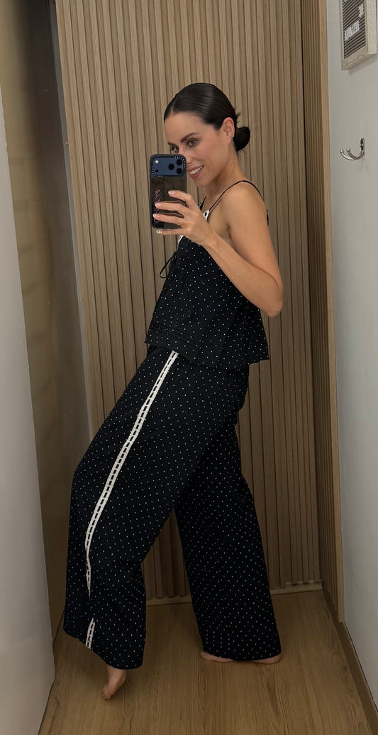 SET POLKA BLACK