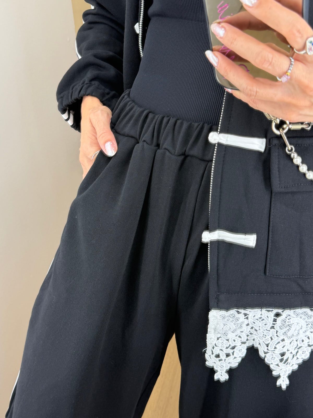 SET SPORT LACE NEGRO