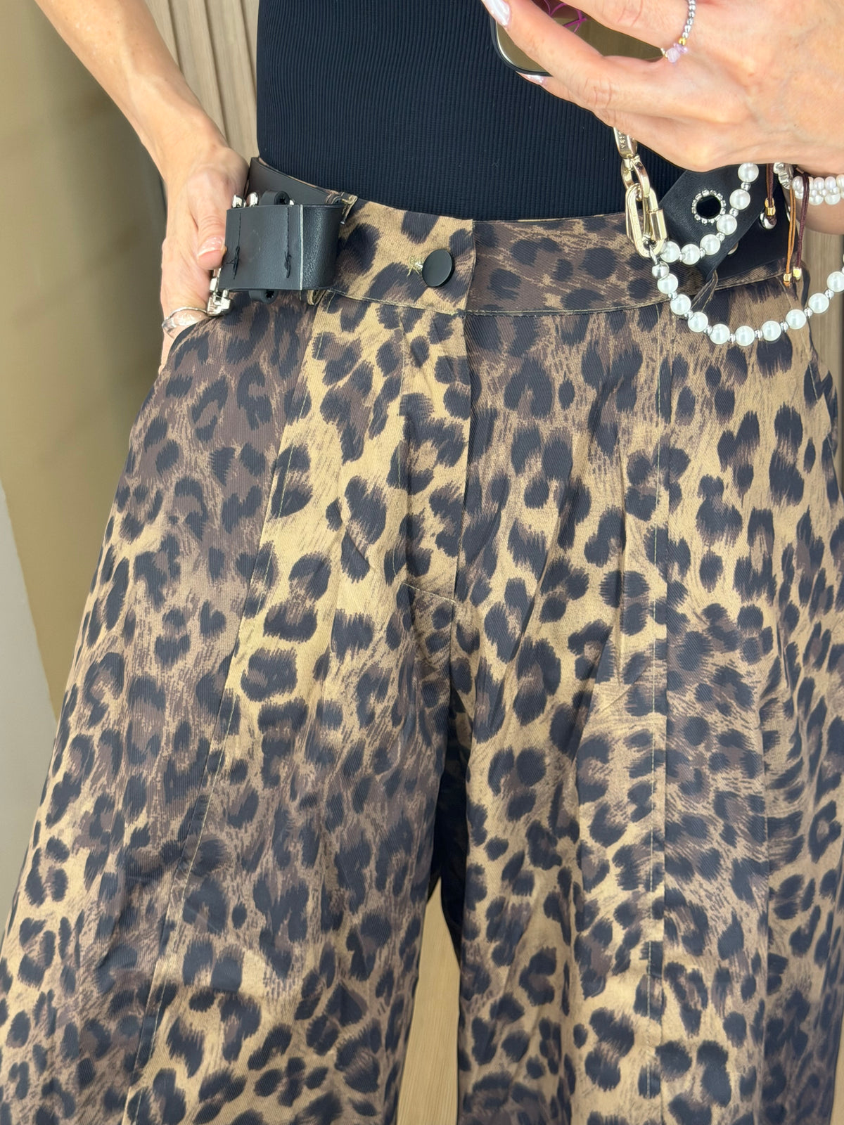 PANTALON ROMA LEOPARD