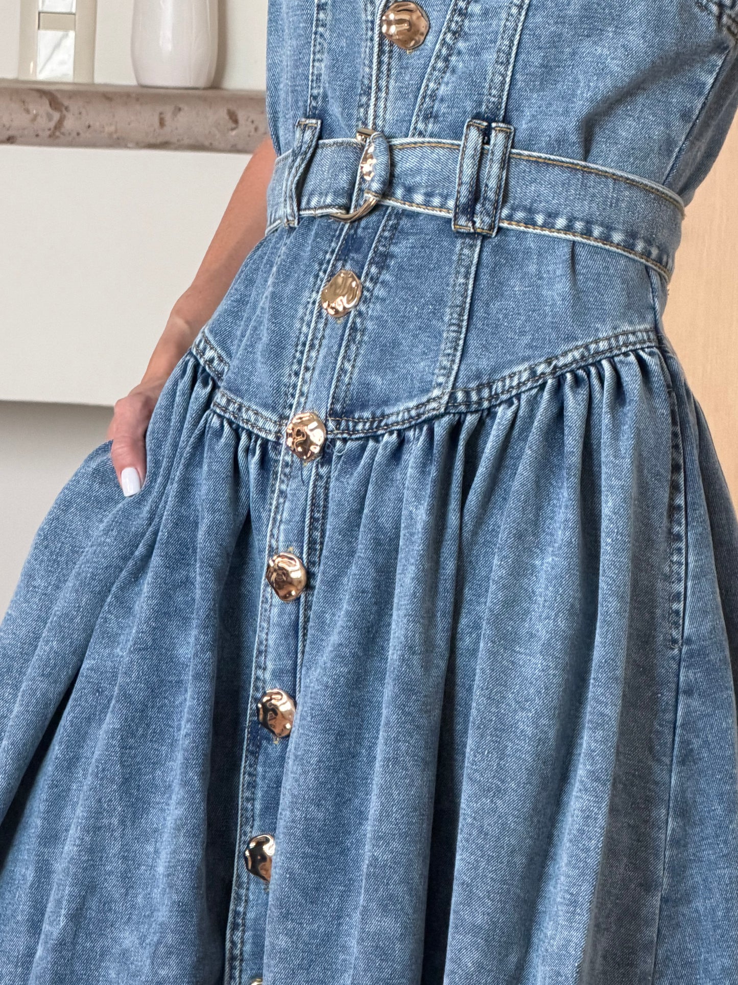 DENIM FANCY DRESS