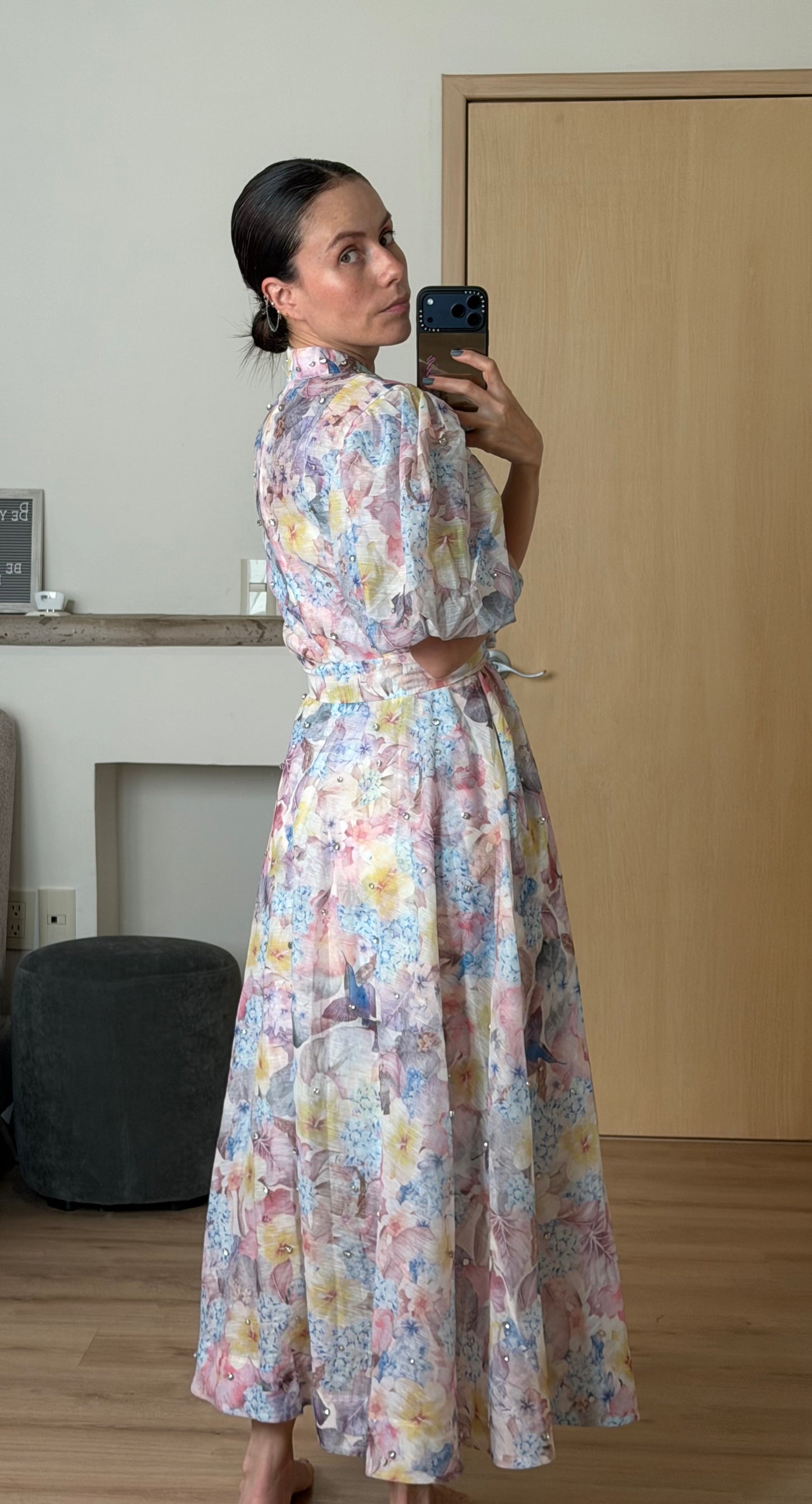 Vestido multi flowers