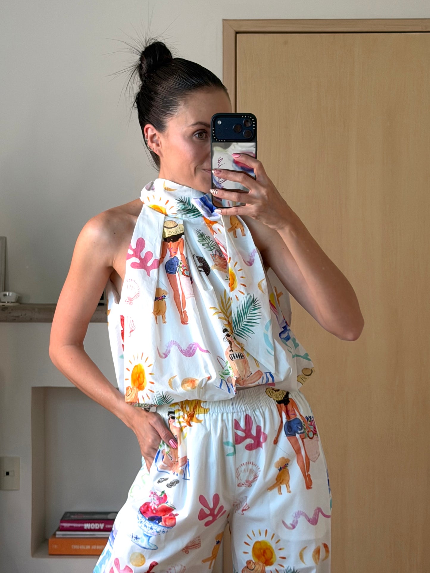 PRINT BEACH SET