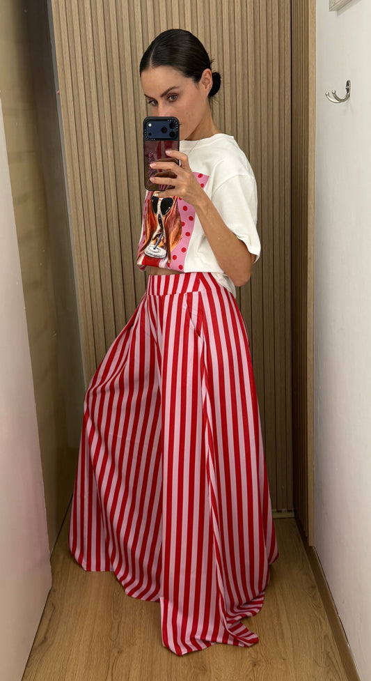 SET STRIPES RED
