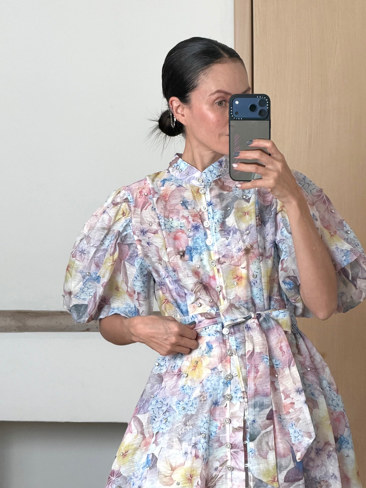 Vestido multi flowers