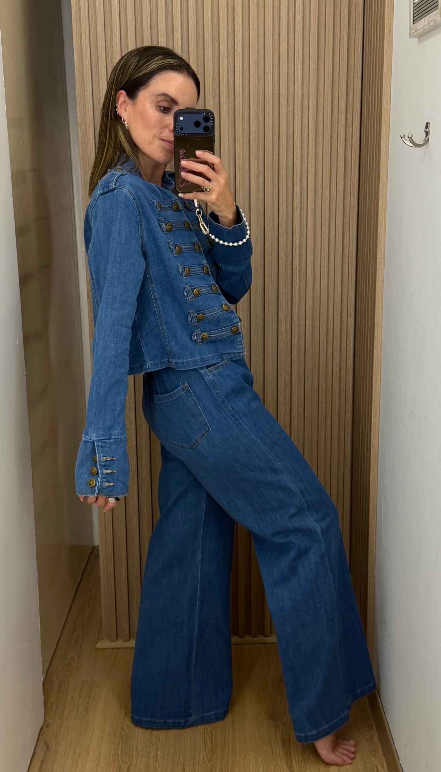 Conjunto con Chamarra Denim para Mujer | Bellania