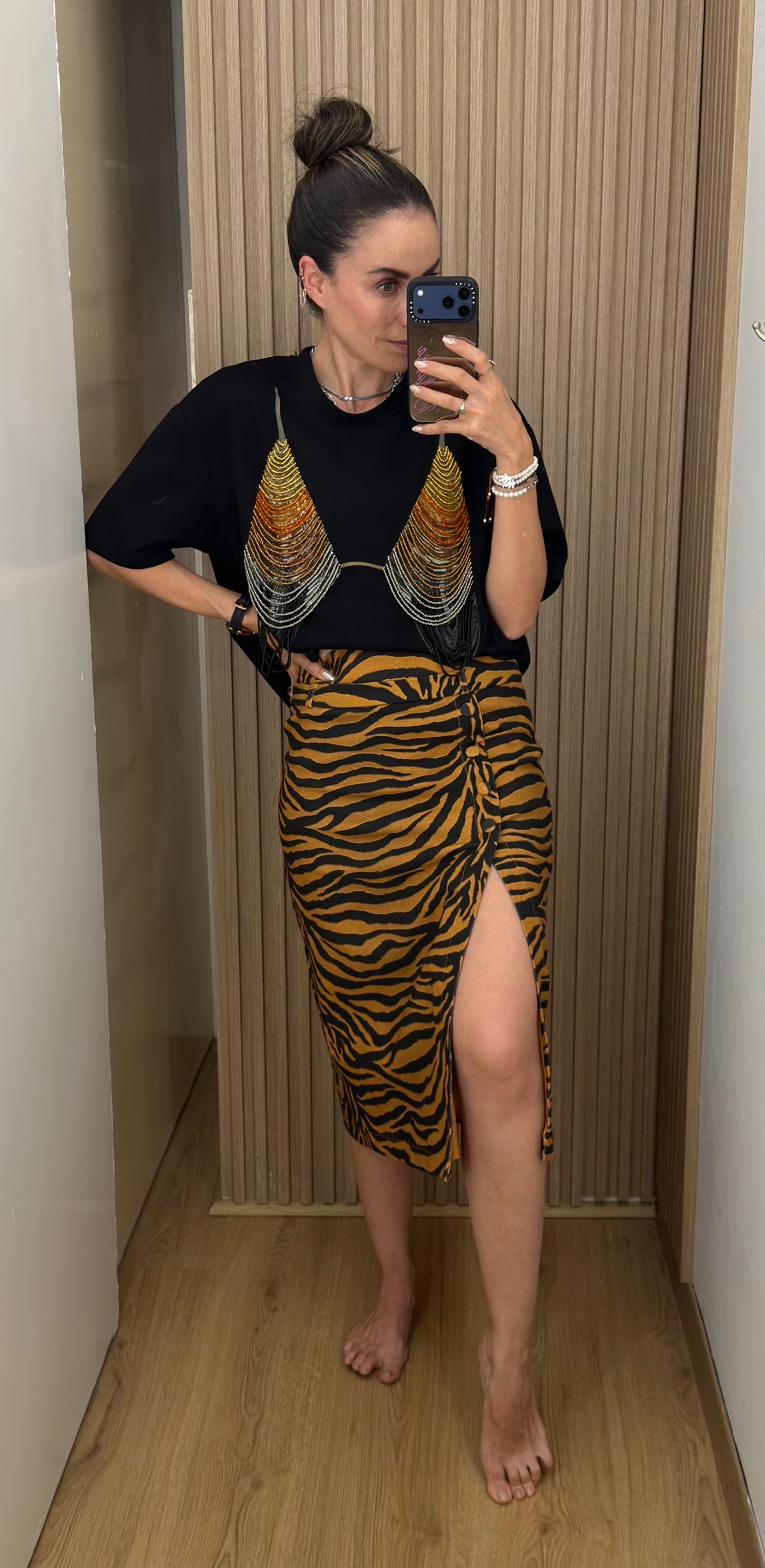 ZEBRA PUMPKIN SKIRT
