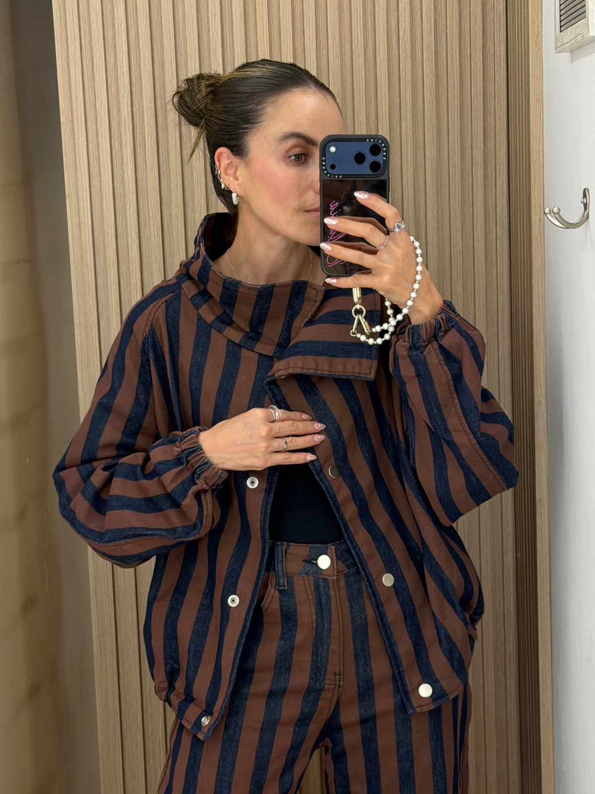 SET SIENA STRIPES BLUE