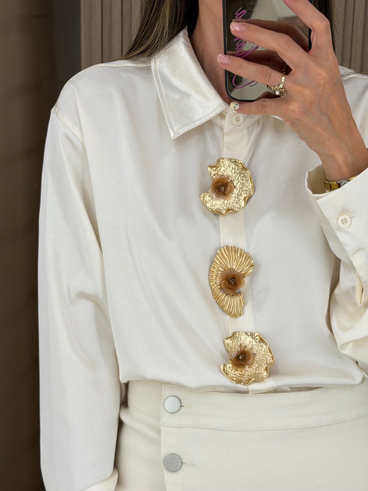 Conjunto Floral Crema para Mujer | Bellania