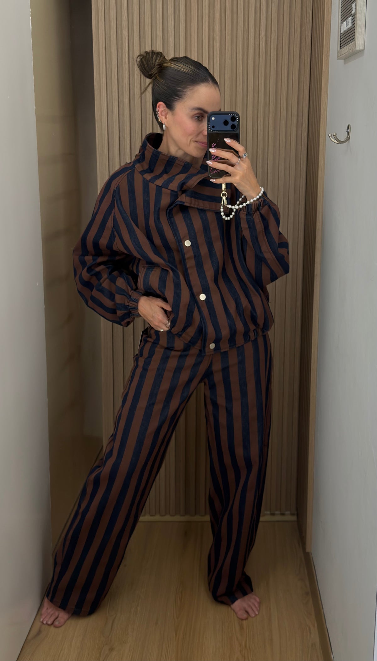 SET SIENA STRIPES BLUE