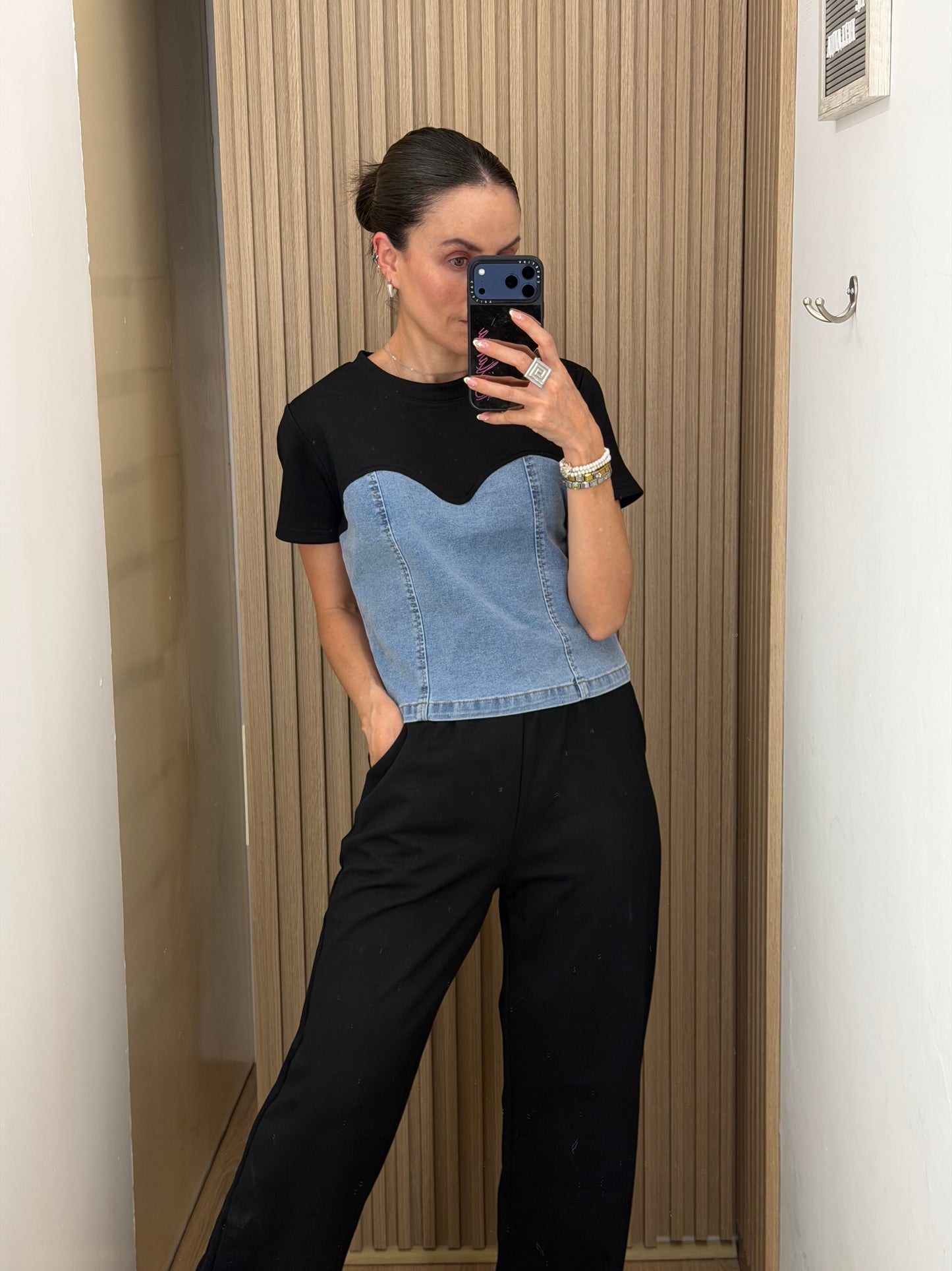 SET DENIM PANTS