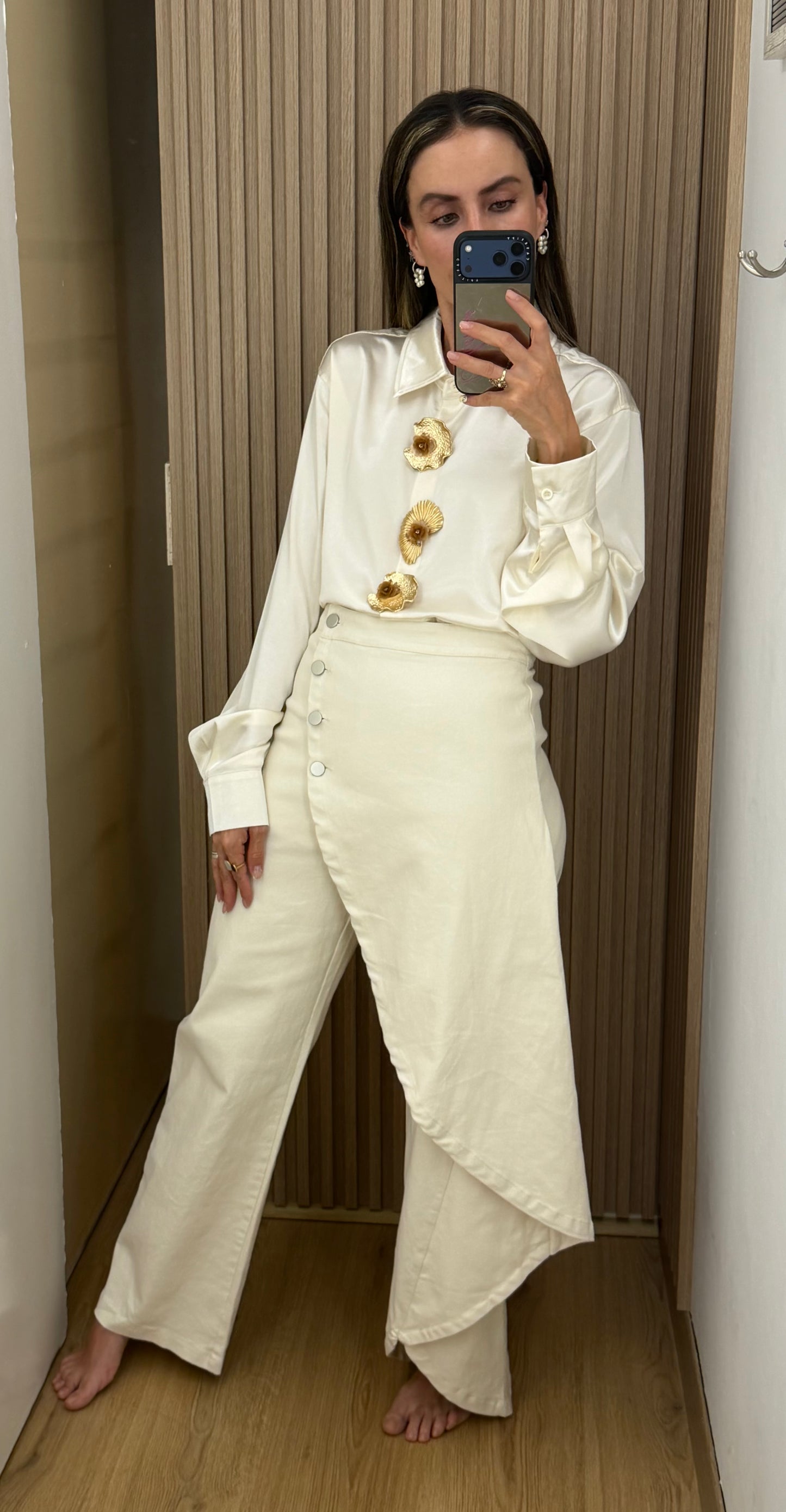 Conjunto Floral Crema para Mujer | Bellania
