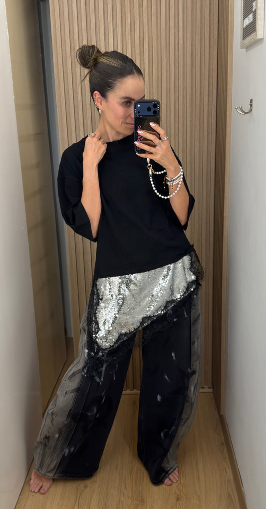 TSHIRT BARI SEQUIN