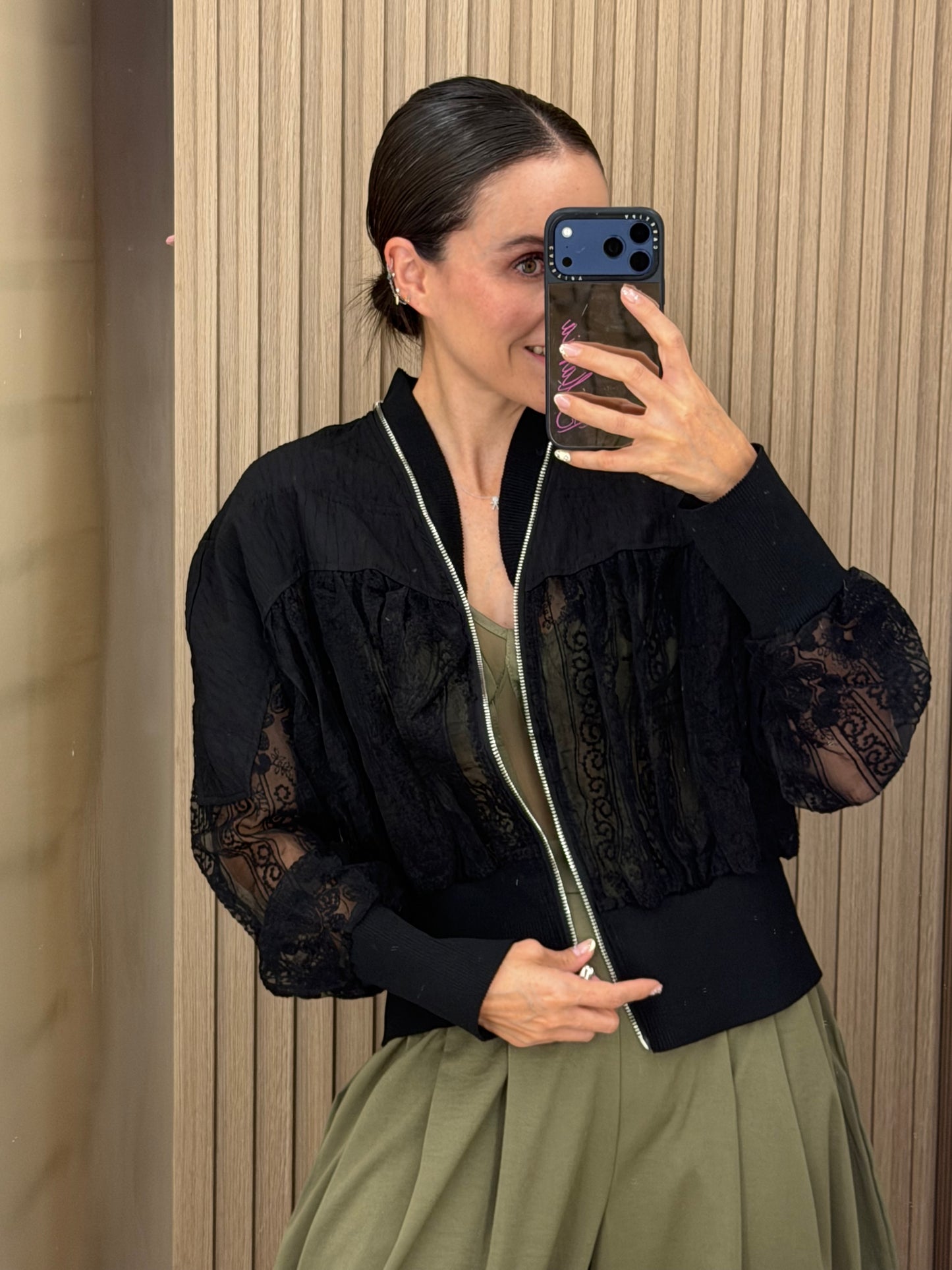 CROCHET MIX JACKET
