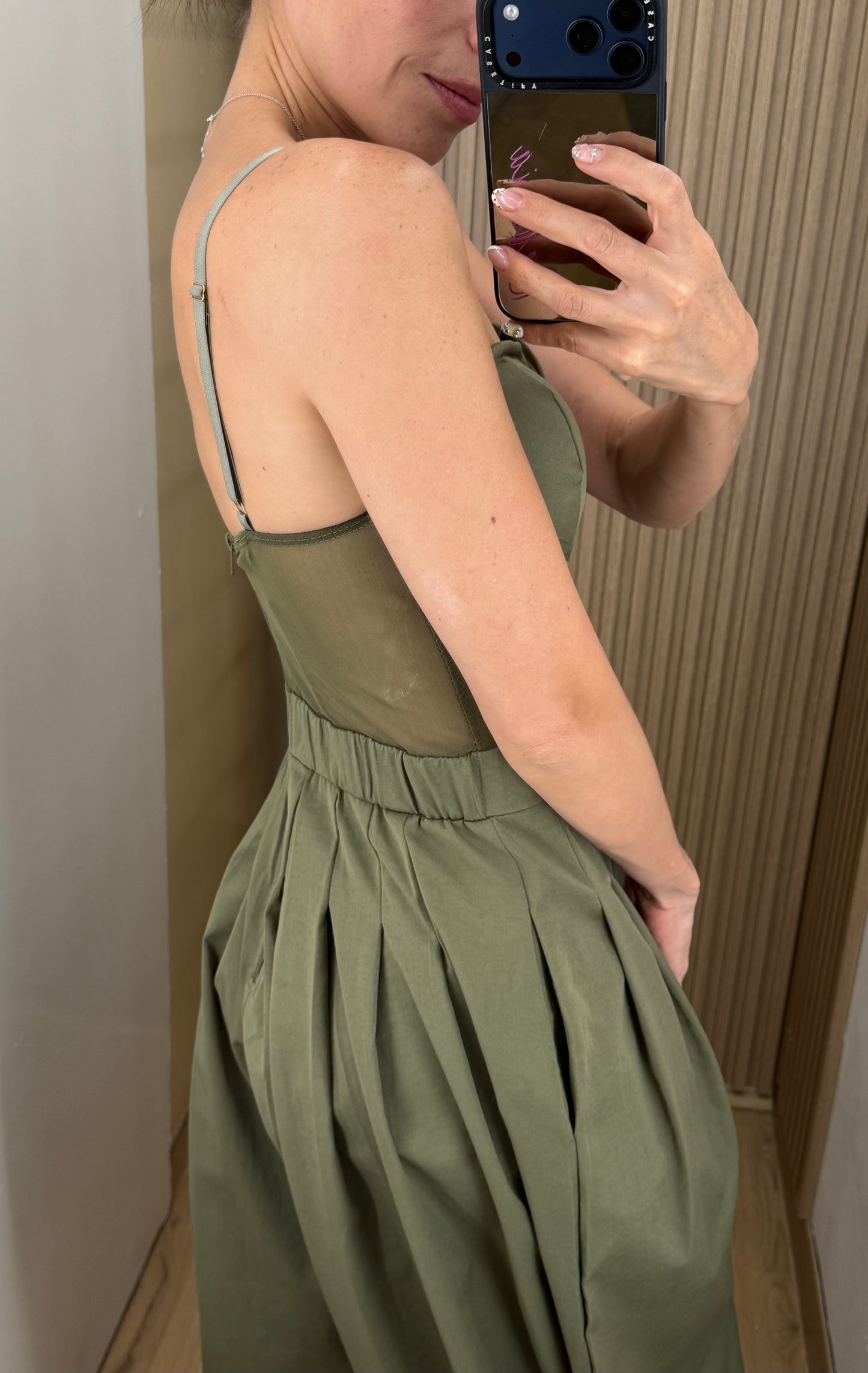 JUMPSUIT CORSET OLIVO