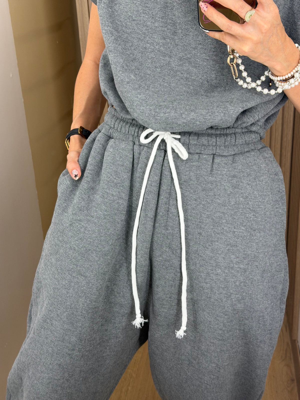 SET PANTS GREY