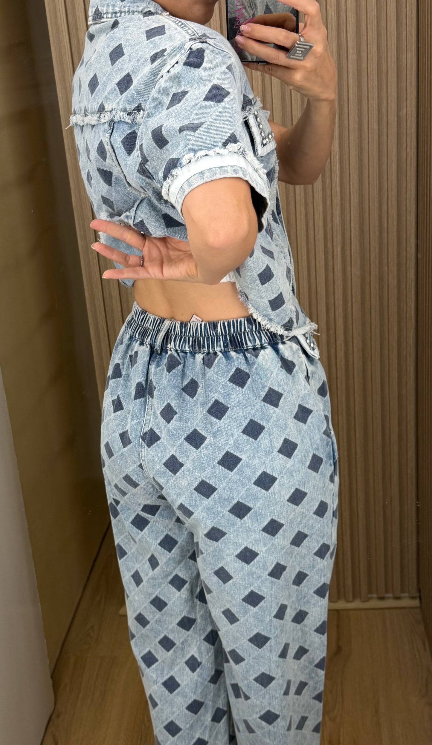 SET DENIM ROMBOS