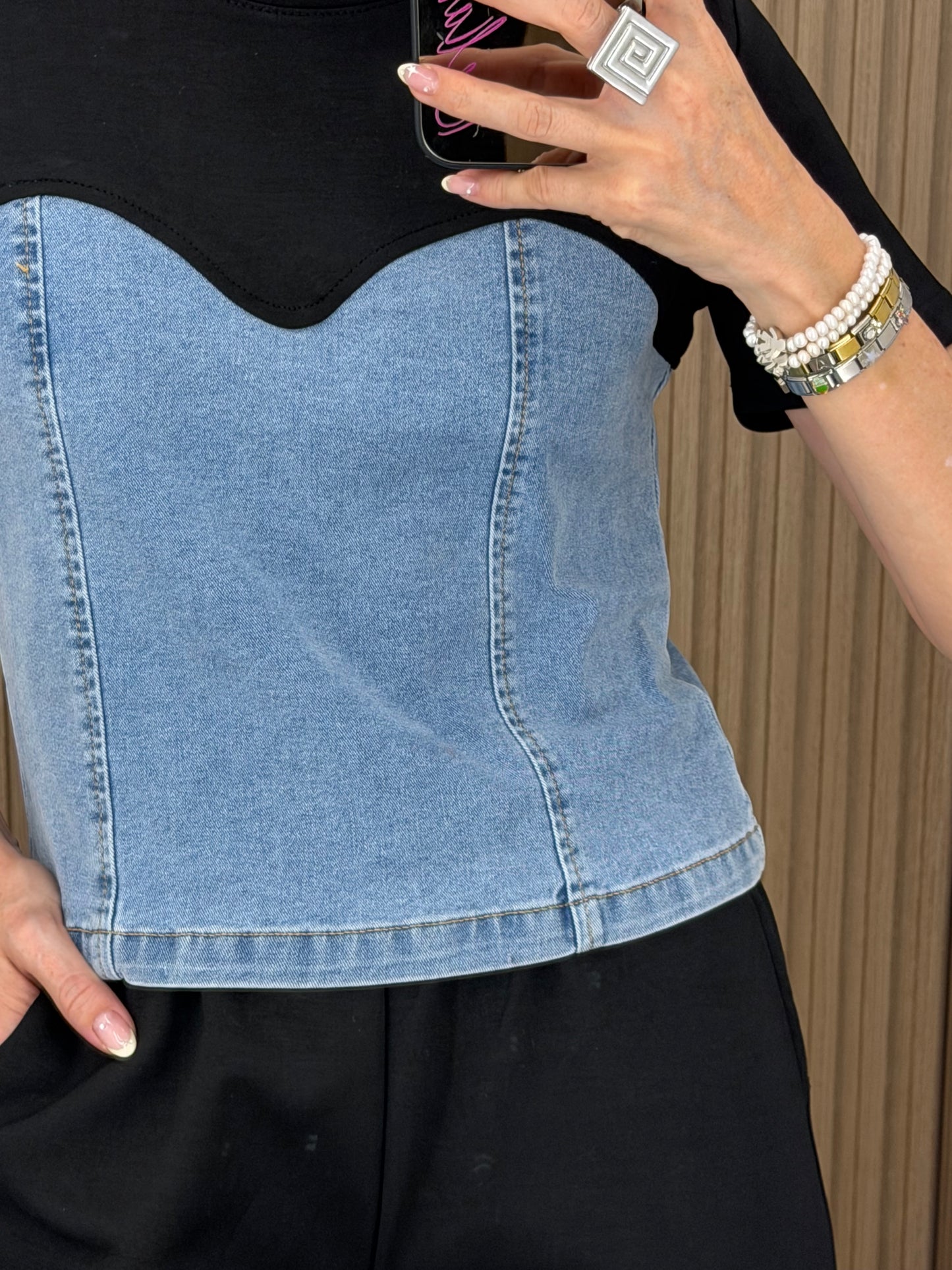 SET DENIM PANTS
