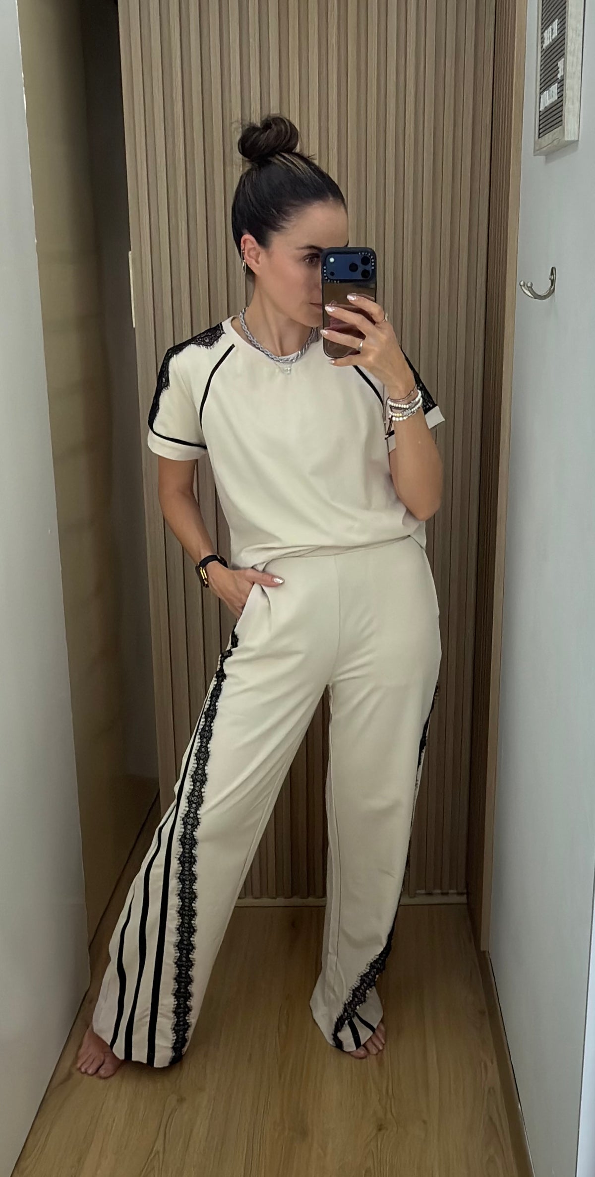 PANTS BEIGE ENCAJE