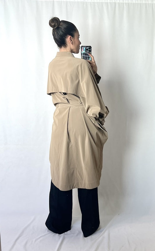Gabardina khaki