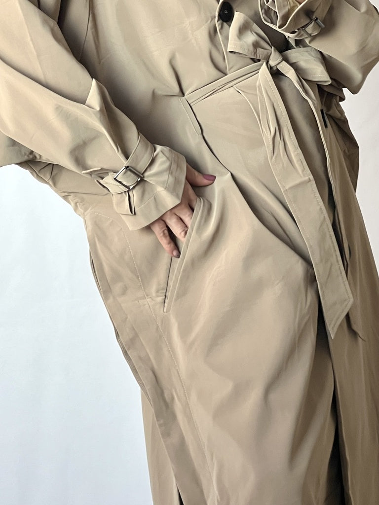 Gabardina khaki
