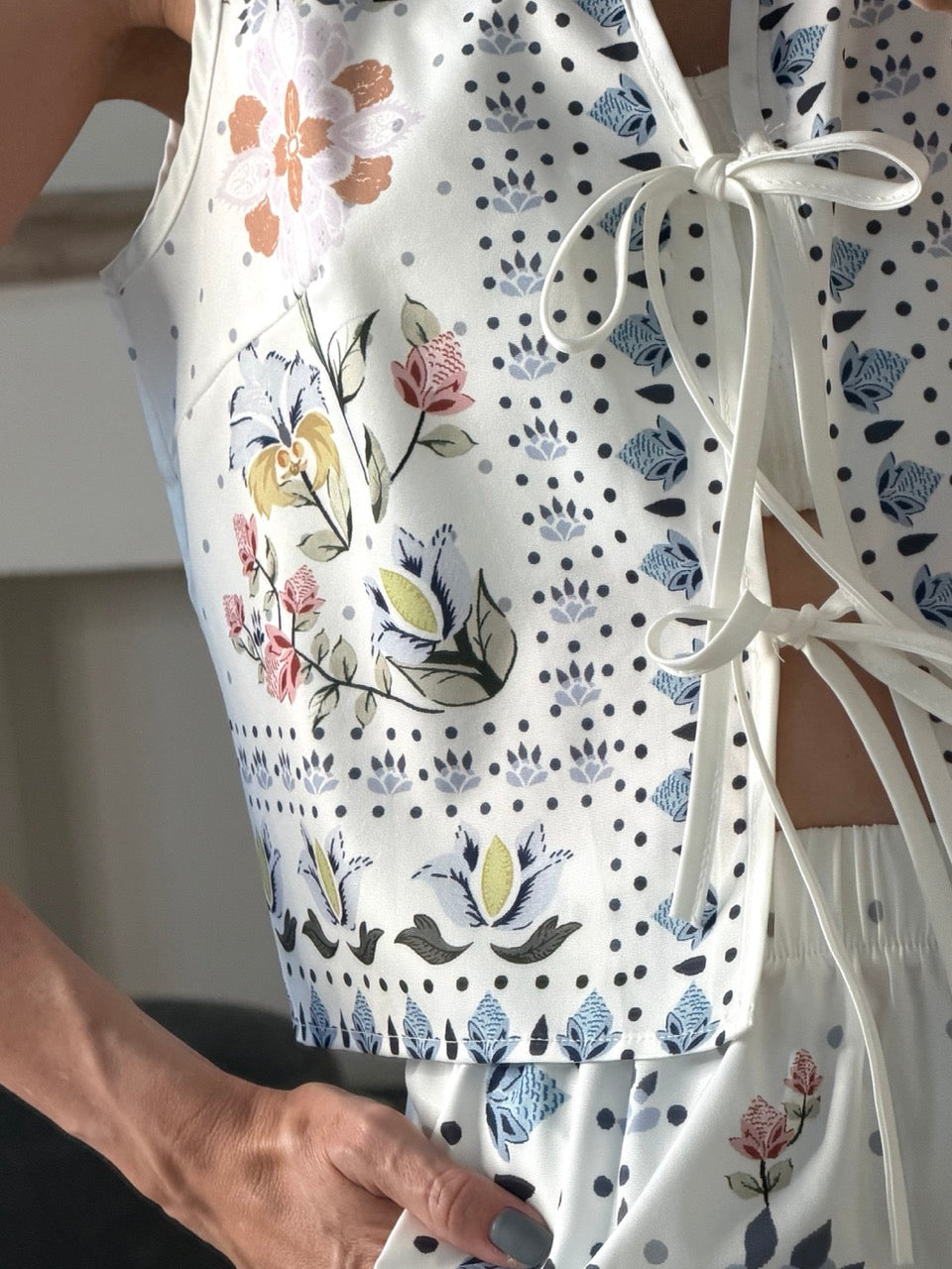 Set vest multiflowers