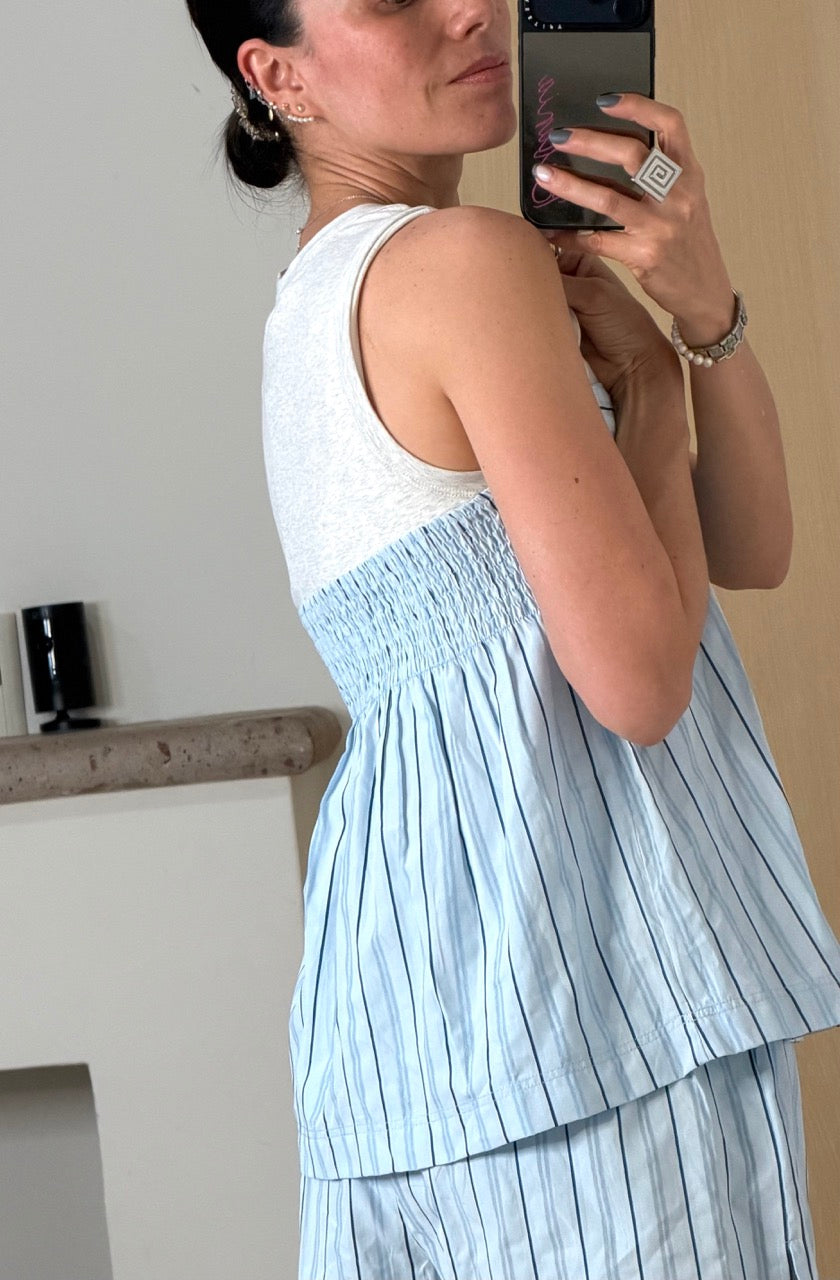 Set shorts stripe top