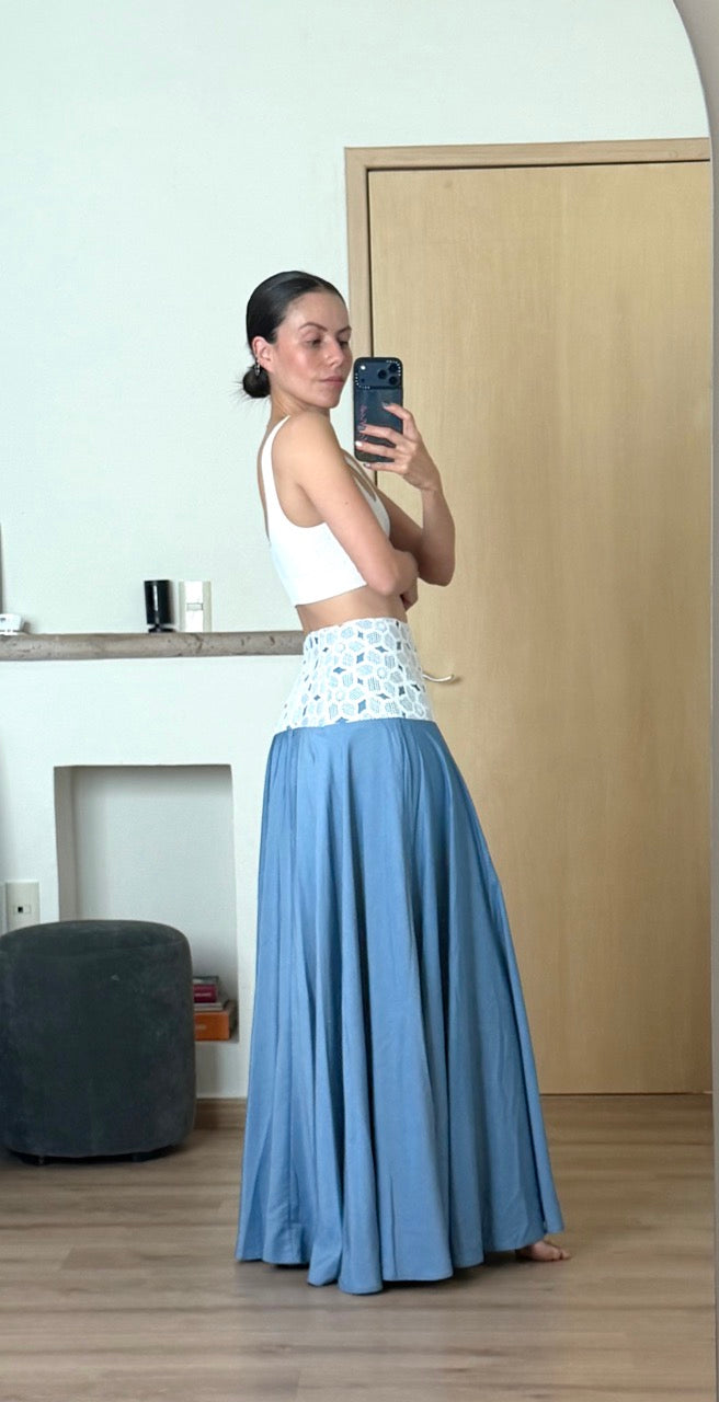 Falda Mix Blue