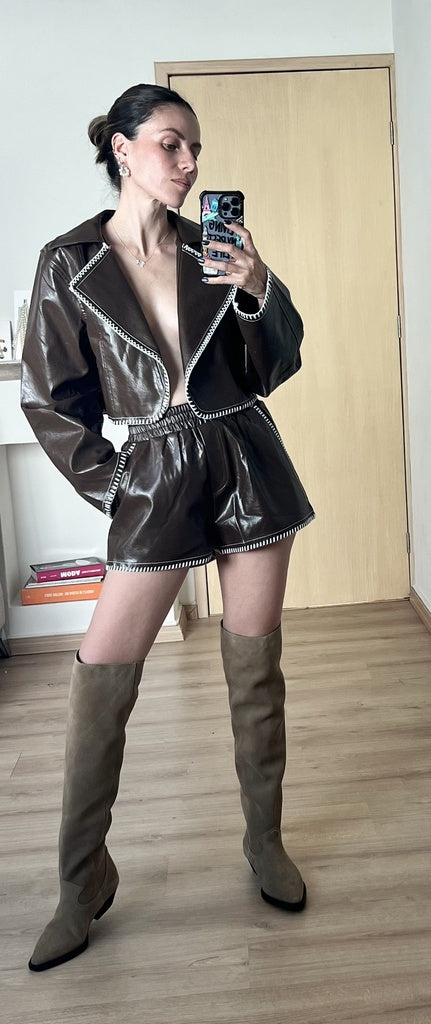 JACKET SHORT SET