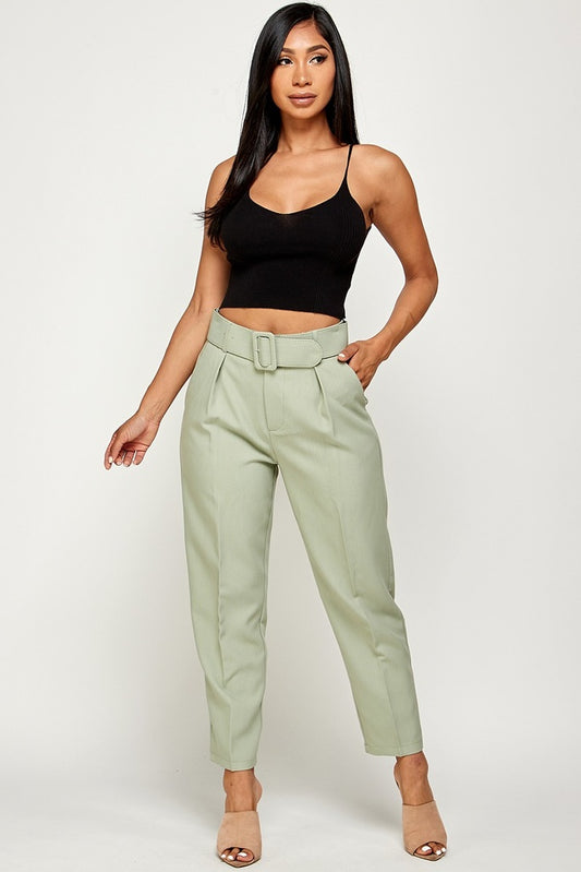 Pantalón cinto green